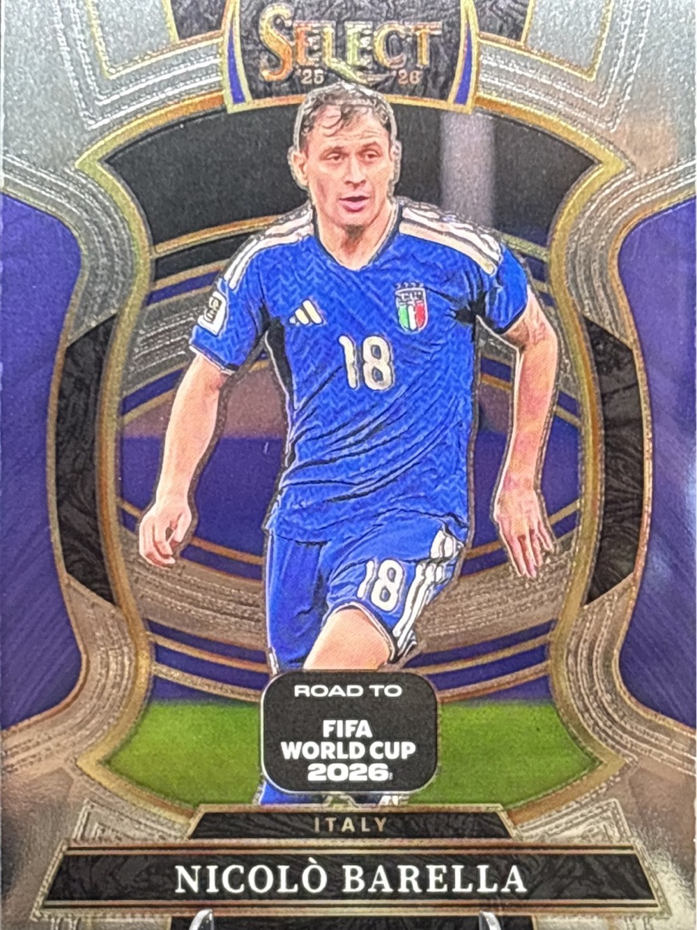Panini Select Nicolò Barella Italy Soccer Card